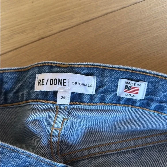 Redone originals high rise stove pipe Jean